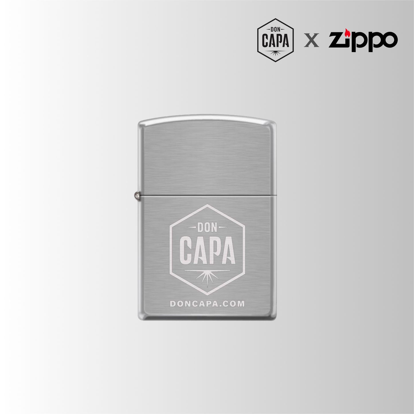 Don Capa Zippo silver grey